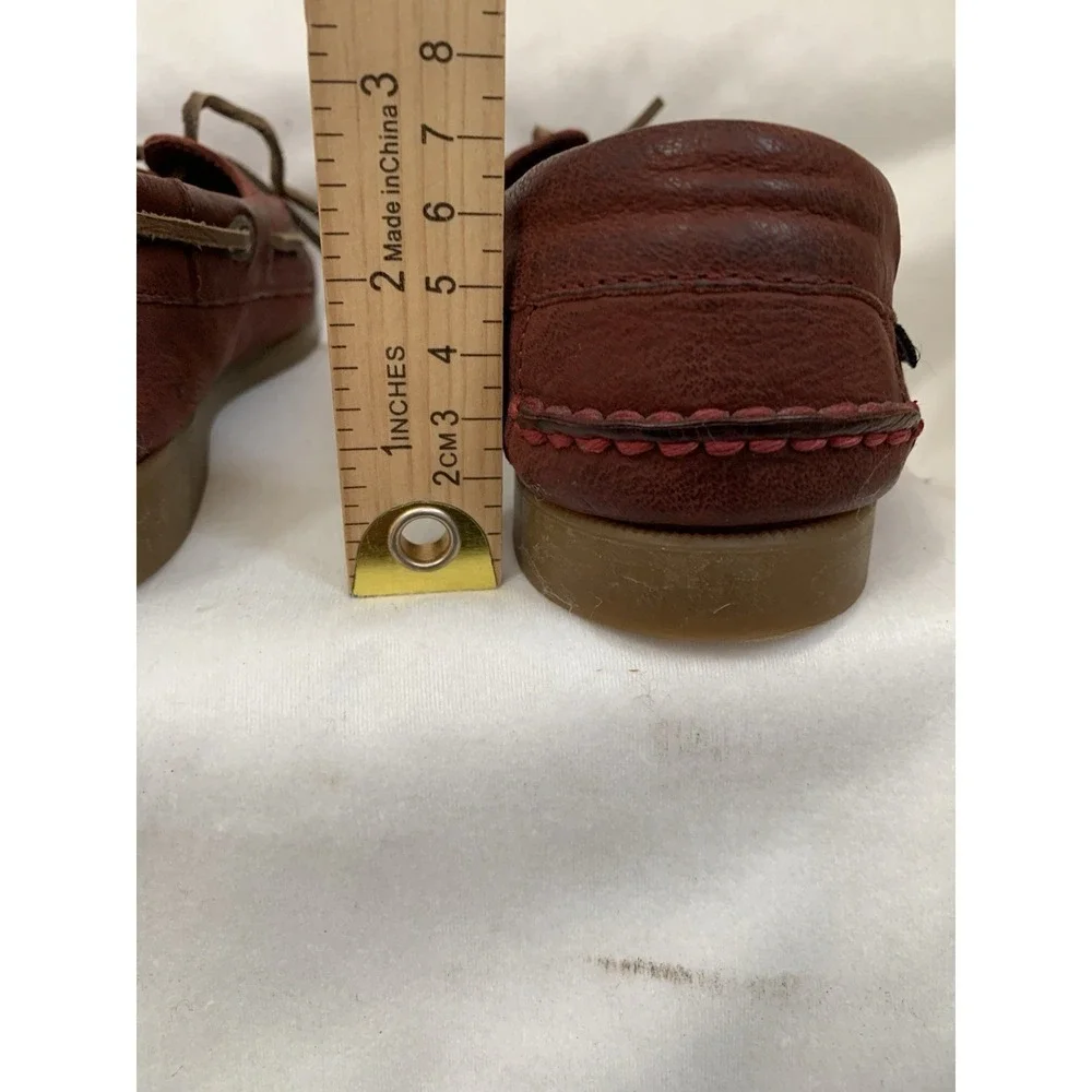SEBAGO Docksides-Suede Sherpa Lined Shoes  Women's US 6.5 Rustic Chili‎ Red)